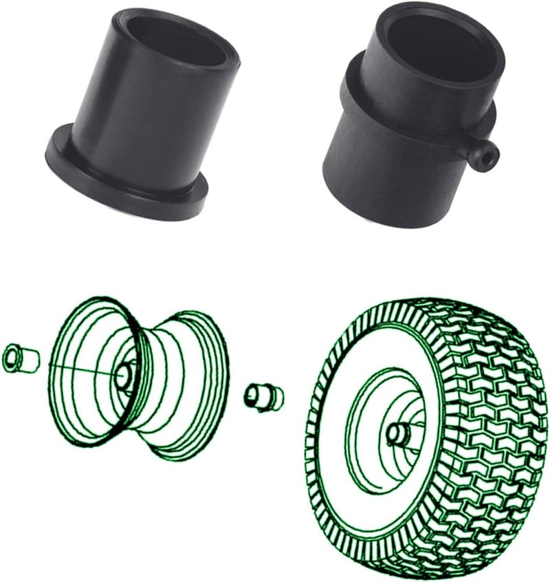 Haiouus 741-0990B 714-0162 741-0990 741-0516B Front Wheel Bearing Bushing Kit for Troy-Bilt MTD C-ub Cadet LT1042 LT1045 LT1046 LT1050 Lawn Mowers - Replaces 741-0516, 741-0990A 741-0990B 736-04228A - Image 5